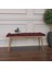 Arden Ahşap Bench Ahşap / Bordo 2
