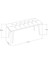 Arden Ahşap Bench Ahşap / Bordo 5