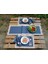 Denim Mavisi Krem Keten Dantelli Runner BEG 2303 3
