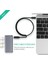 USB 3.1 Thunderbolt 3 Type-C Erkek to Type-C Dişi Uzatma Kablosu 50 CM 2