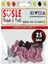 Polyester Papyon Fiyonk, 2,0 x 1,0 cm - 25 Adet - PEMBE 4