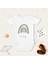Unisex Rainbow Baby 2 Desenli Organik Bebek Body Zıbın 1