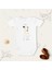 Unisex Giraffe (Yazılı) Desenli Organik Bebek Body Zıbın 1