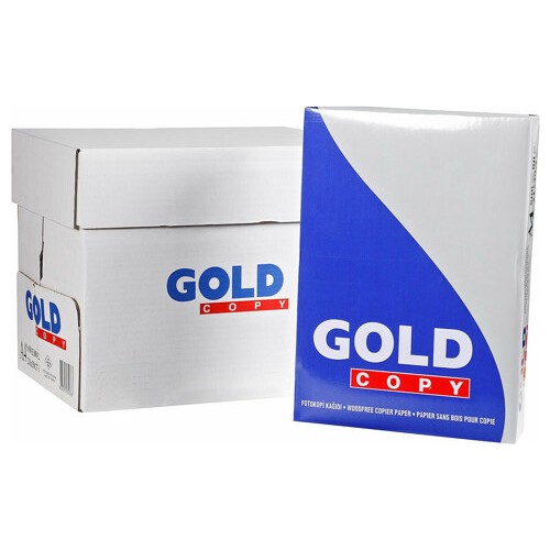 Gold Copy A4 Fotokopi Kağıdı 80 gr 5 Paket 2500 Sayfa