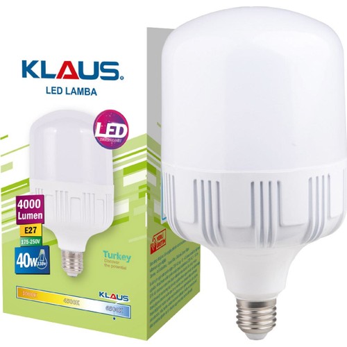klaus torch tip led lamba 40w fiyati taksit secenekleri