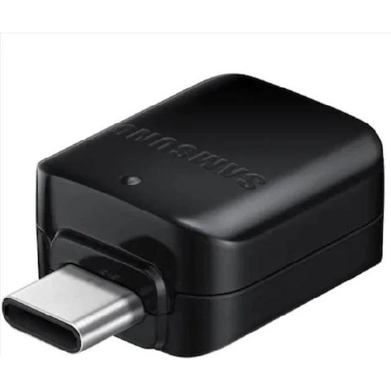 Samsung Type-C To USB Otg Çevirici Dönüştürücü Adaptör Siyah