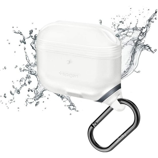 Spigen Apple AirPods Pro Kılıf Slim Armor IP IP67 Sertifikalı Suya Dayanıklı Frost Clear - ASD02236