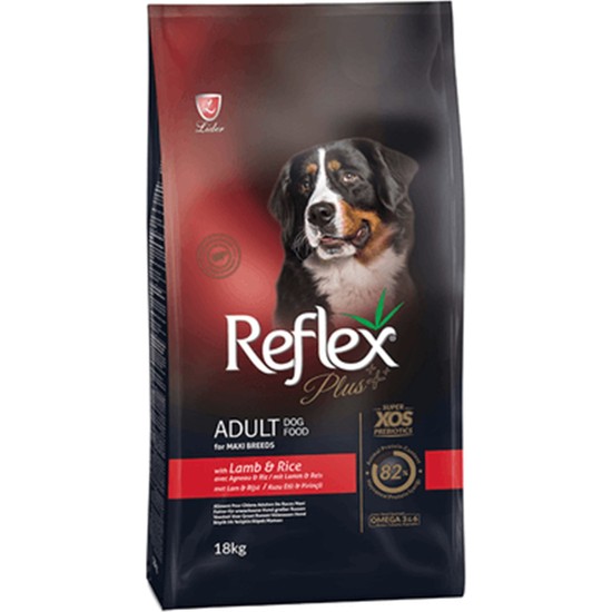 Reflex Plus Orta ve Büyük Irk Kuzu Etli 18 kg Yetişkin Köpek Maması