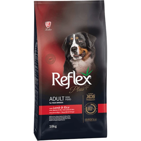 Reflex Plus Orta ve Büyük Irk Kuzu Etli 18 kg Yetişkin Köpek Maması