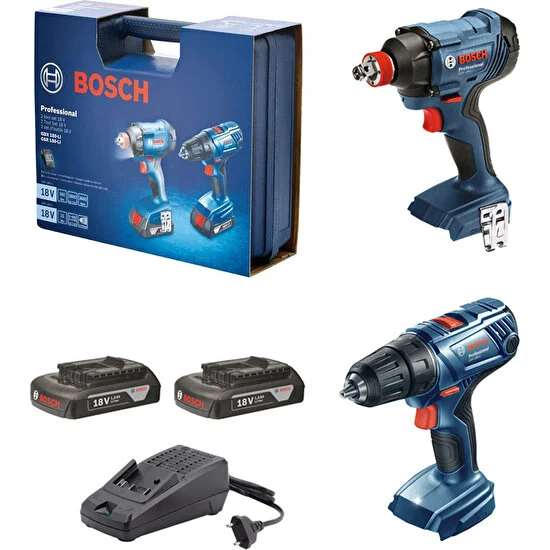 Bosch Gsr 180-LI + Gdx 180-LI(2X2.0AH) Set - 06019G5222
