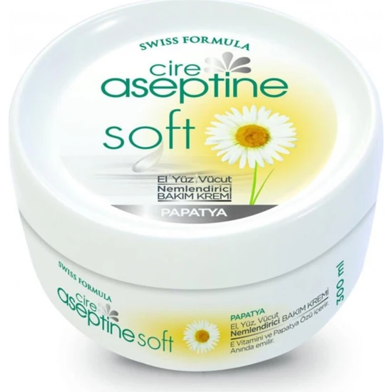 Cire Aseptine Soft Papatya El Yüz Vücut Nemlendirici Krem 300 Ml