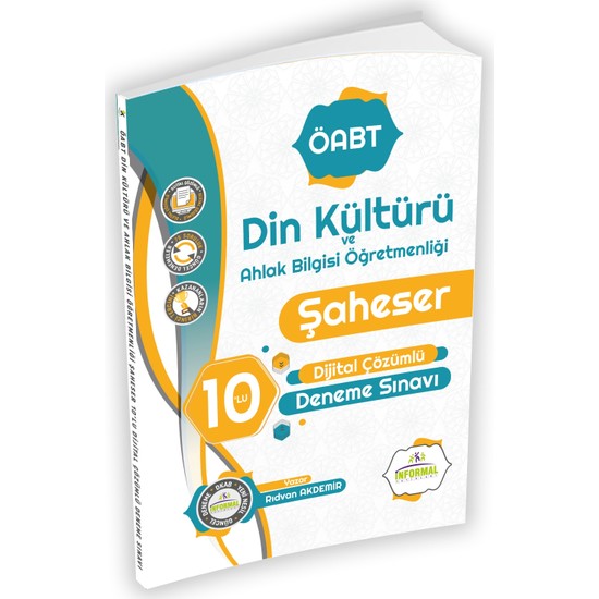 Informal Yayınları Öabt Din Kültürü ve Ahlak Bilgisi Öğretmenliği Şaheser 10'lu Dijital Çözümlü Deneme Sınavı Ekitap İndir | PDF | ePub | Mobi