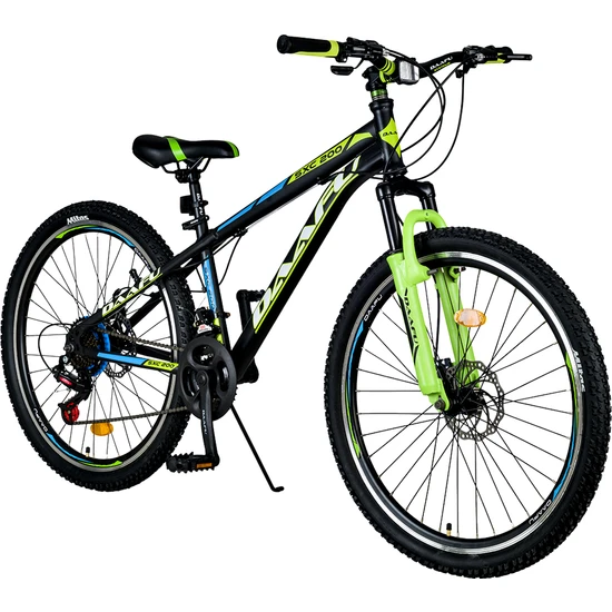 Daafu Sxc200 24 Jant Bisiklet Vitesli M-disk Tek Amortisörlü Erkek Dağ Bisikleti Siyah - Mavi