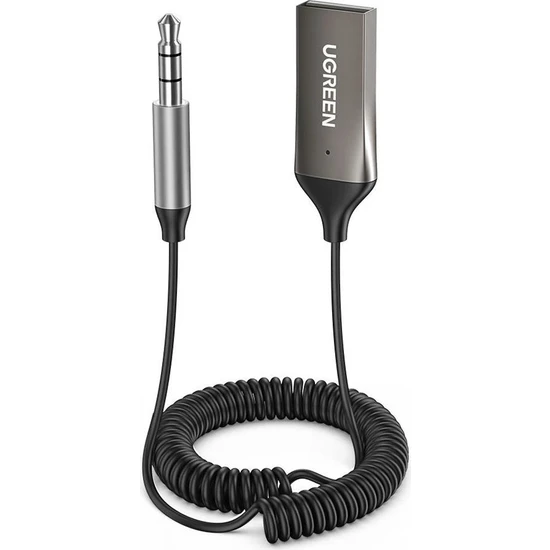 Ugreen Mikrofonlu 3.5mm Aux Bluetooth 5.0  Alıcı Adaptör Araç Kiti