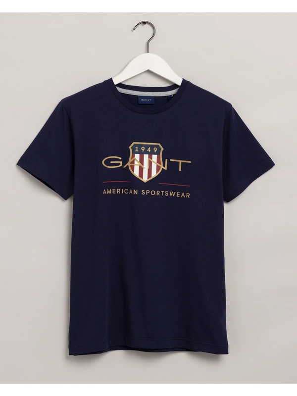 Gant Erkek Lacivert T-Shirt 2003099.433
