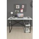 Bofigo 60X120 cm 2 Raflı Çalışma Masası Bilgisayar Masası Ofis Ders Yemek Masası Beyaz Bofigo 60X120 cm 2 Raflı Çalışma Masası Bilgisayar Masası Ofis Ders Yemek Masası Beyaz