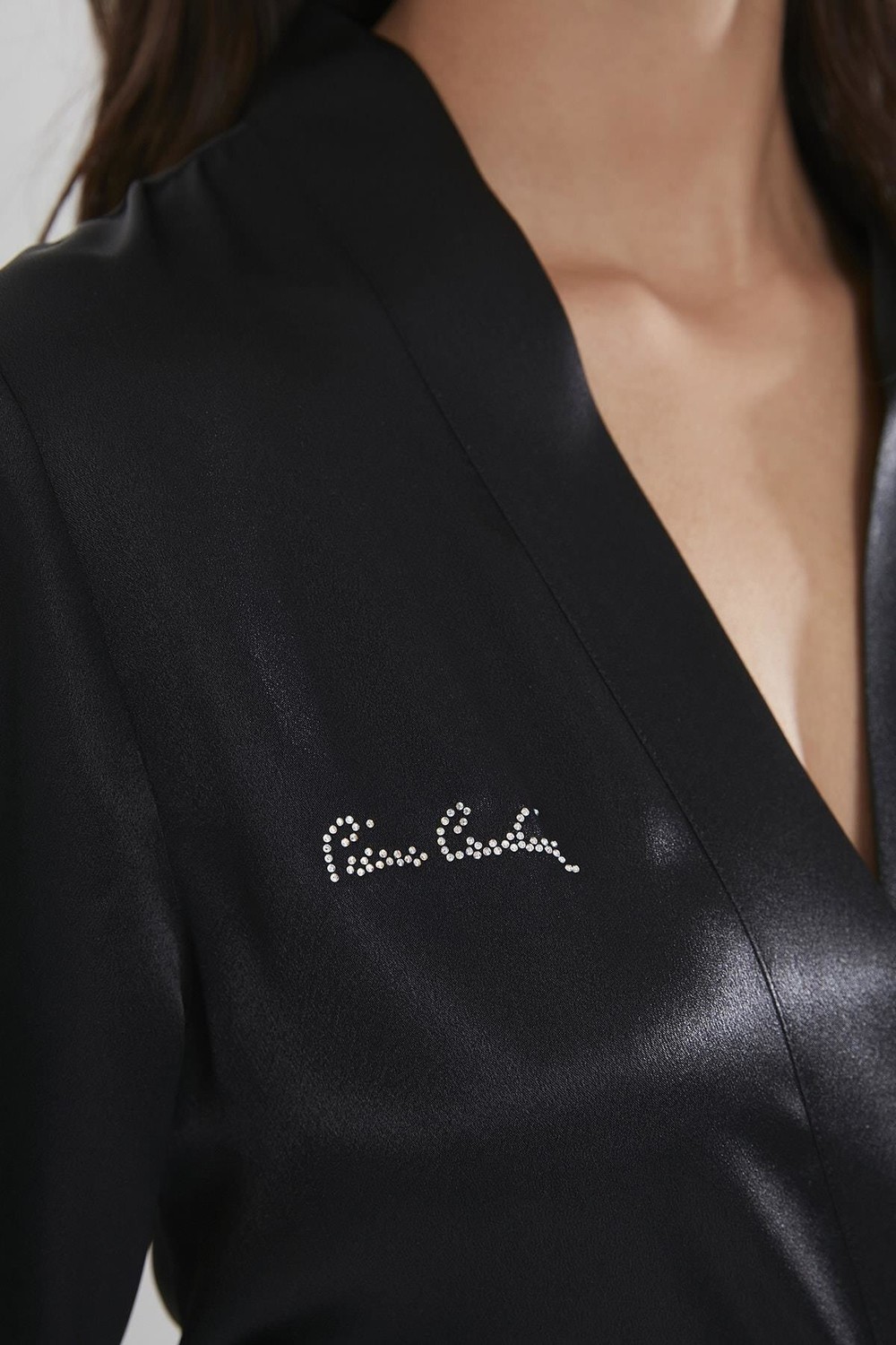 Pierre Cardin Pıerre Cardın 1010 Kadın Saten Sabahlık görsel 4