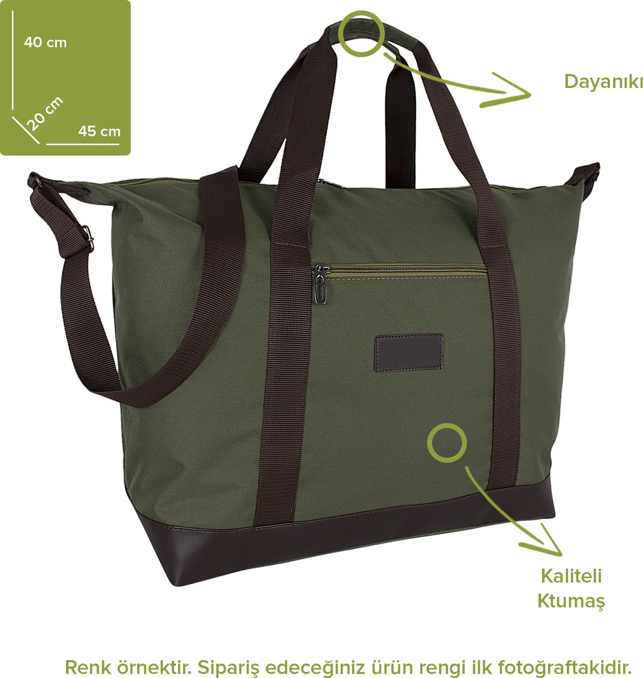 Bagacar Bordo Unisex Omuz Askılı Spor Seyahat ve Plaj Çantası görsel 4