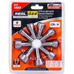 Real Özs 9 Parça Manyetik Somun Adaptörü CR-V Ölçü 5 mm 6 mm 7 mm 8 mm 9 mm 10 mm 11 mm 12 mm 13 mm