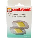 Sanitabant Yuvarlak Yara Bandı 20 Li 1 Kutu