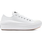 CONVERSE Chuck Taylor All Star Move Canvas Platform 570257C Unisex BEYAZ/BYEAZ Günlük Sneaker Ayakkabı