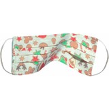 Global Mask Noel Baba Yetişkin Maske - Telli - Yıkanabilir