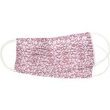 Global Mask Pembe Çiçekli Yetişkin Maske 2'li - Telli - Yıkanabilir