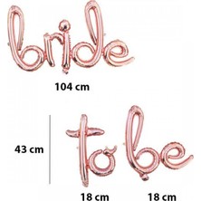 Samur Bride To Be Folyo Balon Rose Gold