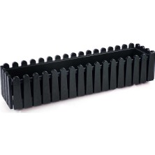 Serinova IB03 Istanbul 14 Litre Balkon Saksısı Siyah