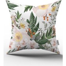 Cango Home Çift Tarafı Baskılı Yılbaşı Temalı Dijital Baskılı Kırlent Yastık Kılıfı CGH310-CT