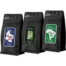 Coffeein Colombia, Brasil ve Vanilyalı Filtre Kahve Çok Satanlar 3X250 gr