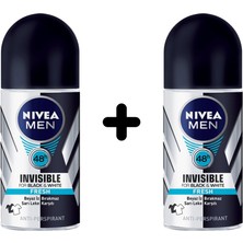 Nivea Invisible Black&white Power Roll On Deodorant 50 ml Erkek