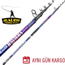 Bauer Baviera Teleskopik 390 cm 100-200GR Atar Surf Olta Kamışı