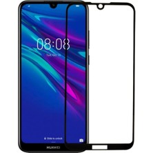 Case World Huawei Y6 2019 Tam Kaplayan Temperli Ekran Koruyucu Cam