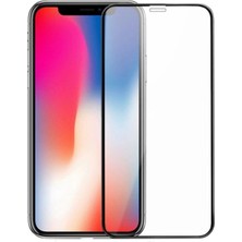 Case World Apple iPhone Xs Tam Kaplayan Temperli Ekran Koruyucu Cam