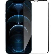 Case World Apple iPhone 12 Pro Tam Kaplayan Temperli Ekran Koruyucu Cam
