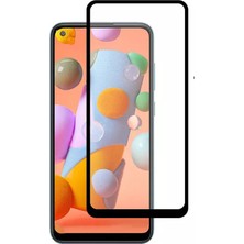 Case World Samsung Galaxy A11 Tam Kaplayan Temperli Ekran Koruyucu Cam