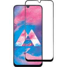 Case World Samsung Galaxy M30 Tam Kaplayan Temperli Ekran Koruyucu Cam