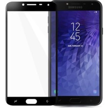 Case World Samsung Galaxy J4 Tam Kaplayan Temperli Ekran Koruyucu Cam