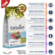 Exclusion Düşük Tahıllı Monoprotein Ton Balıklı ve Narlı Küçük Irk Yavru Köpek Maması 2kg