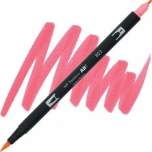 Tombow AB-T Dual Brush Pen Grafik Kalemi Pink Punch 803
