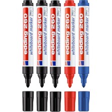 Edding 260 Beyaz Tahta Kalemi 5'li Set