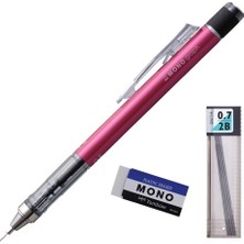 Tombow Mono Graph Okul Seti Pvc Kutulu 0.7 mm Pembe