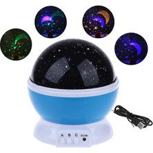 Star Master Klc-03 3 x Kalem Pilli + 5 Volt Yıldız Yansıtmalı Küre Tip Gece Lambası 012-011