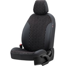 Otom Seat Exeo 2008-2013 Özel Üretim Koltuk Kılıfı Amsterdam Design Tay Tüyü Siyah - Beyaz