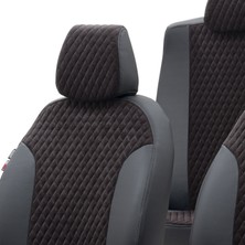 Otom Volkswagen Golf 8 2021-SONRASI Özel Üretim Koltuk Kılıfı Amsterdam Design Tay Tüyü Siyah