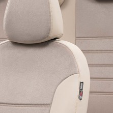 Otom Volkswagen Golf 8 2021-SONRASI Özel Üretim Koltuk Kılıfı London Design Bej