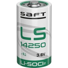 Saft Pil 3.6V 1/2AA Kısa Kalem Lıthıum Lisocl2 Pil Saft Ls 14250