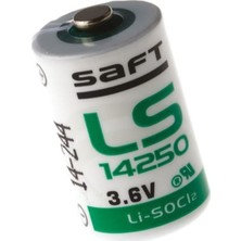 Saft Pil 3.6V 1/2AA Kısa Kalem Lıthıum Lisocl2 Pil Saft Ls 14250