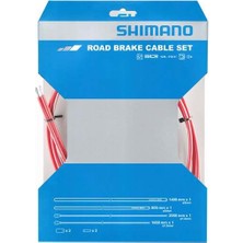 SHIMANO Yol Bisikleti Fren Kablo Seti Ptfe Kırmızı